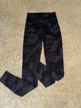 lululemon athletica Black Camo High-Rise Leggings
